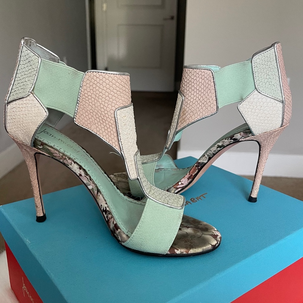 Jean-Michel Cazabat Octavia Heel Sandal Size 37.5